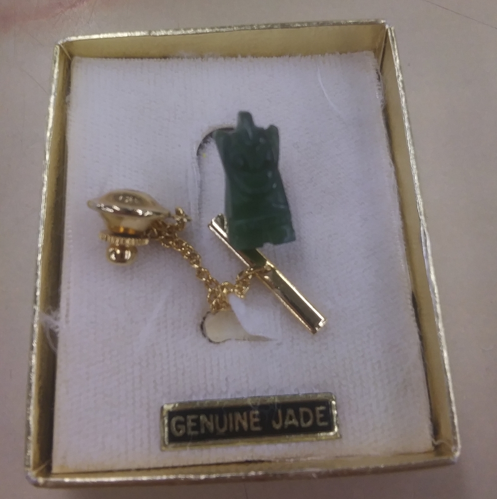 Vintage the billion jade pin